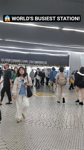Inside the World's Busiest Train Station! 😱🚉 | Shinjuku Station, Tokyo 🇯🇵