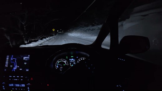 真实驾驶汽车第一视角 | 驾车前往滑雪度假村附近的酒店 | 搬自：Doratabi47