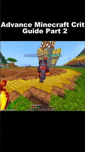 Minecraft PvP Advanced Crit Chain Technique Guide