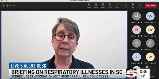 VIDEO: LIVE 5 ALERT DESK: SC holds briefing on respiratory illness cases