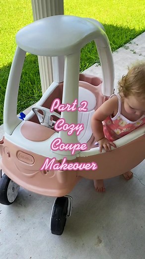 90s Cozy Coupe Makeover: Welcome Back with a DIY Craft!