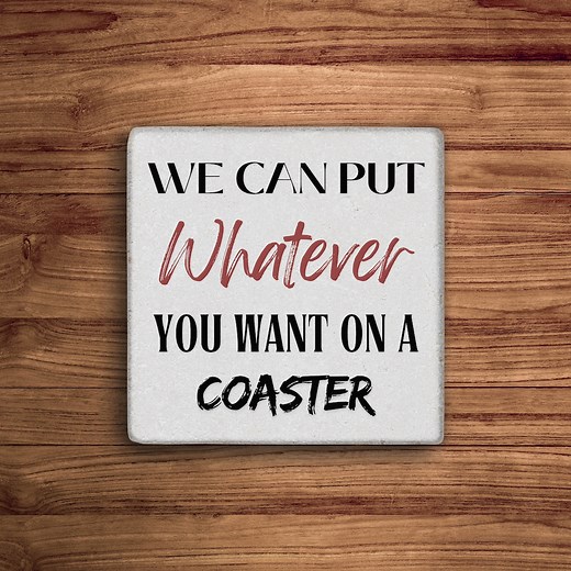 Custom Stone Coasters Set, Personalized Coaster With Text, Personalized Gift, Create Your Own Coasters, Photo Coasters, Anniversary Gift - Etsy