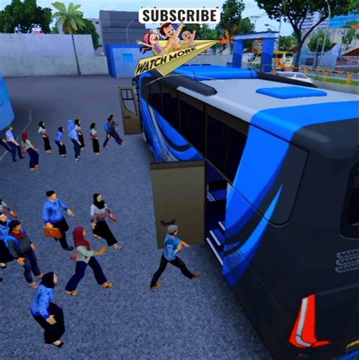 mengemudi gameplay Indonesia Bus Simulator #automobile #shortvideo #indonesia Part 2