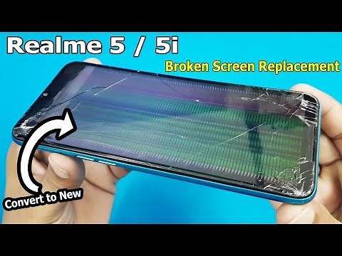 Realme 5 and Realme 5i Broken Screen Replacement | Mobile Display Restoration | How To Replace???