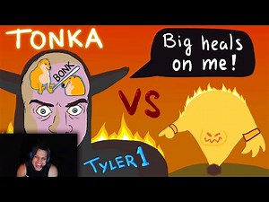 Tyler1 Reacts to Tyler1 VS Baron Animated