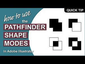 How To Use the Pathfinder Shape Tools in Adobe Illustrator