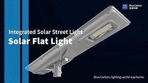 6000lm Integrated Flat Solar LED Street Light 60W 80W IP65 LiFePO4 Battery Factory Manufacturer Wholesale Best Price