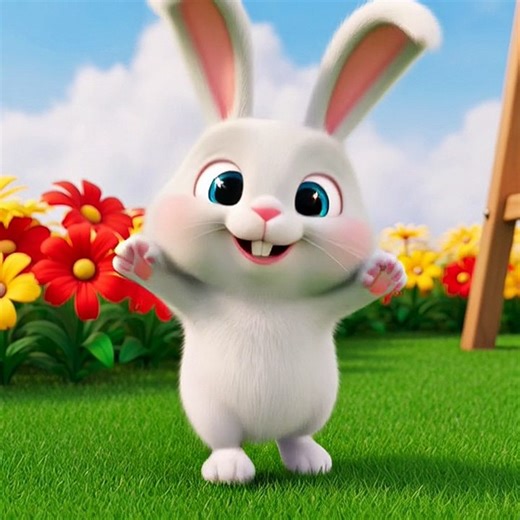 Happy Dancing Bunny 🐰💃 | Cute Bunny Dance for Kids