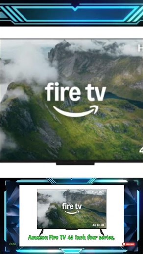 Amazon Fire TV 43" 4-Series – 4K Smart TV with Alexa & Dolby Audio