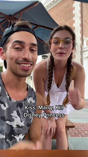Disney Princess Kiss, Marry, Kill Game at Disney World