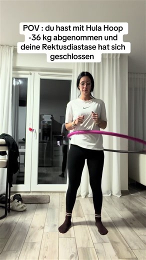 Hula Hoop 🤎 #abnehmen #hulahoop