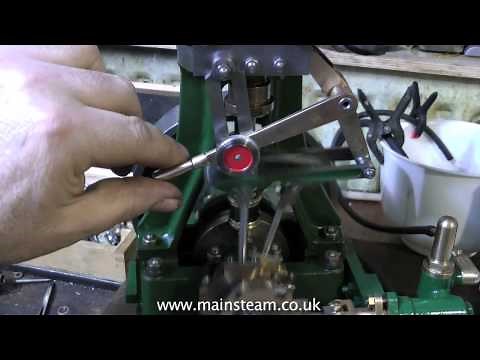 STUART 5A STEAM ENGINE WITH REVERSING VALVE GEAR & PUMP