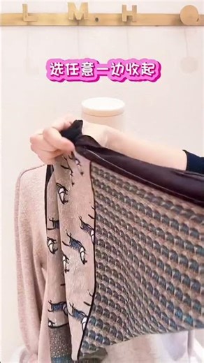 Everyday ways to tie a square scarf HotTopic LaoMeiHua Family Style and Chinese Style