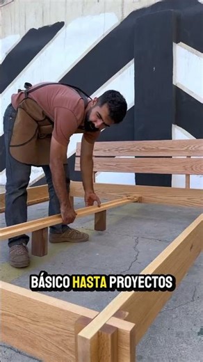 🪵 Aprende carpintería paso a paso y transforma la madera en muebles funcionales🔨 #mueblesmodernos