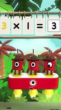 One Times table - Learn Your Times Tables #1 ✖️ | Counting for Kids | Numberblocks #shorts