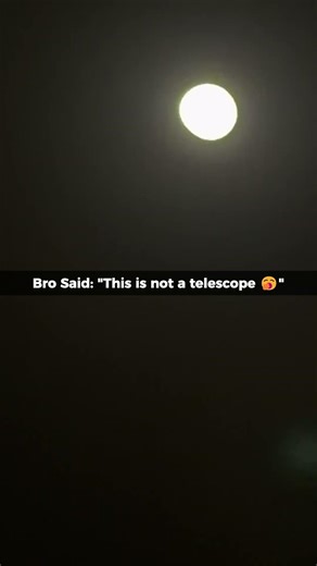 “This Isn’t a Telescope 🌙 (Moon Zoom Test)” #Shorts #Moon #MoonZoom #nightsky