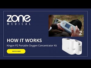 How The Kingon P2 POC Works | Kingon P2 Portable Oxygen Concentrator Device | Zone Medical Australia
