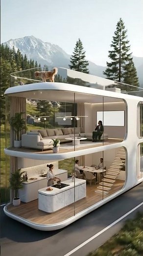 Futuristic 3-Story Mobile Home – A Journey Through Elegance and Innovation