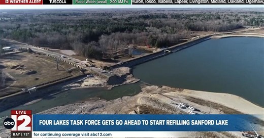 The process has begun as Four Lakes Task Force gets go ahead to refill Sanford Lake