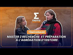 Master's Degree in Research and Preparation for the Agrégation in History