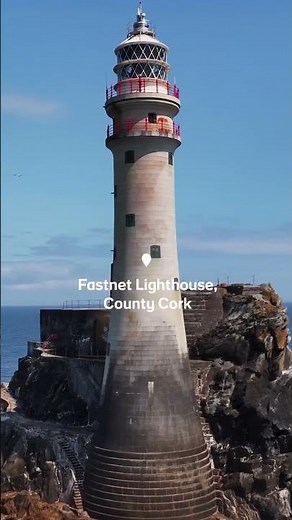 The Breathtaking Giant of Irish Lighthouses #fyp #ireland #travel