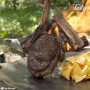 The beef looks so tender and juicy!! 😍 Credit: For more epic food videos follow Fire Kitchen ! | Taste Life