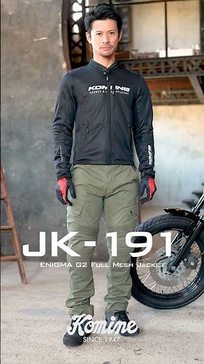 Komine JK-191 ENIGMA G2 Full Mesh Jacket #komine #automobile #bike #motorcycle #protector