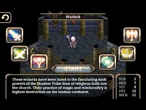 Starting Stat and Character Info - Inotia 4 Best Free RPG on Andoid