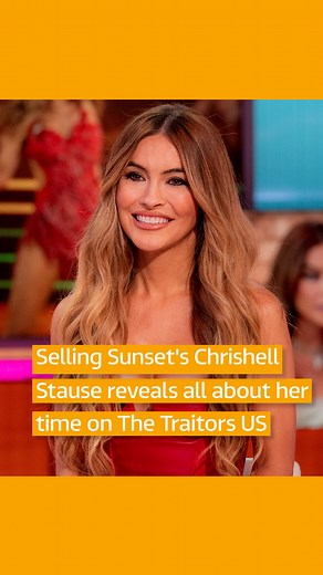 Good Morning Britain on Instagram: "Selling Sunset's Chrishell Stause reveals all about her time on The Traitors US!"