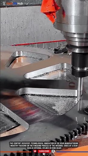 Innovation Technology Gear Skiving: Precision Internal Gear Edge Finishing with CNC Milling Machine