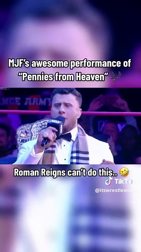 MJF's Entertaining Performance: Singing and Wrestling Skills