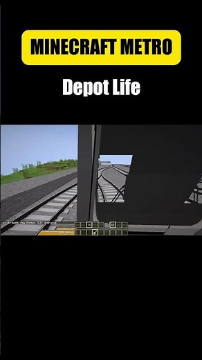 [MTR MOD] Time to start the Subway! 🚅 #POV #metro #minecraftmtr #mtr