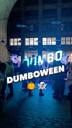 61K views · 26 reactions | DUMBOWEEN is Tuesday, October 31! 慄 Featuring: Parade! 論 Live music!  @cwasdumbo Crafts!  A spooktacular @selfportraitp photobooth!  Human *and* a @heal.dumbo pet costume contests!  Plus Trick or Treat at 50+ Dumbo businesses!   For details, head to the link in bio.  | DUMBO, Brooklyn | Facebook