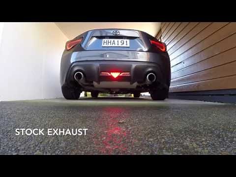 GT86/FRS/BRZ Stock exhaust vs aftermarket sound comparison