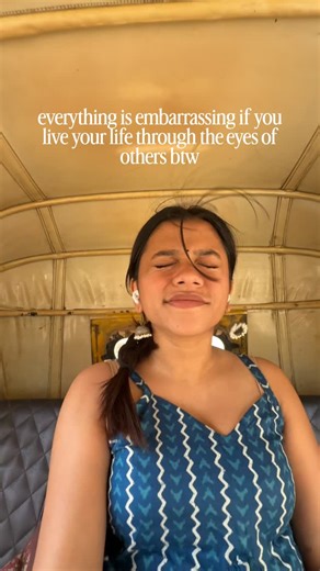 Not living to your fullest is embarrassing 🙈 Ft. @sanika.dewade #fcreels [ Nigaah, trending audio, rickshaw reel, song, creator, rickshaw, friendship reels, relationship reels, hope core, theory, makes sense, quotes ] | FilterCopy