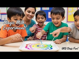 WOW! Magic Milk Experiment for UKG Kids 😍 | Easy Science
