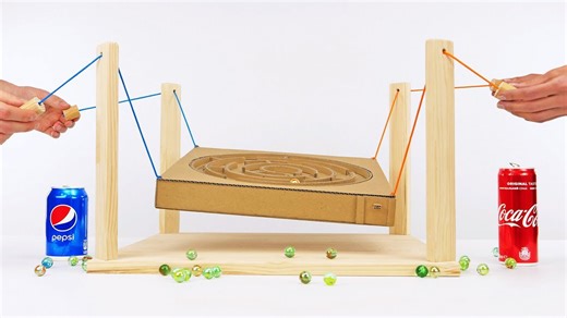DIY two-player marble maze game: Build & play a fun cooperative puzzle!