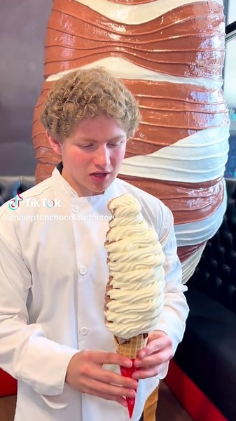Challenge: Finish a 5lb Ice Cream Cone in 8 Minutes