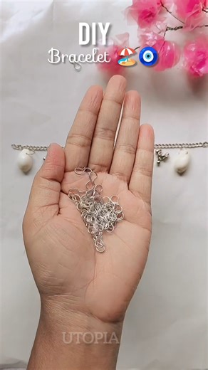 DIY BEACH THEME BRACELET 🏖️ || #shorts #shortsviral #foryou