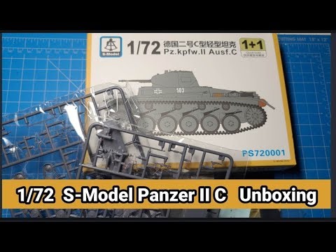 1/72 S-Model Panzer II C Unboxing