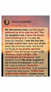 The Unexpected Discovery in My Father’s Old Chess Set That Altered Everything Full story in the first comment | Life Story