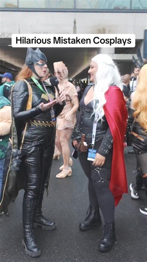 The NYCC mistaken cosplays just keep coming! These hilarious mistaken cosplays had us laughing out loud! These cosplays were all solid, but alas, even the best get mistaken sometimes! What was your favorite mistaken cosplay? Have you had your cosplay mistaken? Have YOU mistaken someone’s cosplay? 🤣 #cosplay #booktok #starwars #marvel | Con Culture Podcast