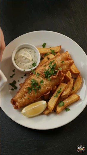 🇬🇧 Authentic British Fish & Chips Recipe 🍟🐟 #food
