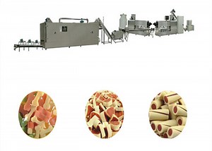 [Hot Item] Automatic Single Screw Extruder Stainless Steel Pet Dog Chew Treat Extruder Machine