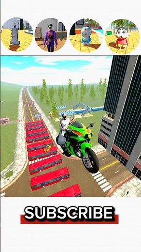 GRANNY ON SUPER BIKE STUNT😱| indian bike driving 3d| GTA5 | #shorts | #indianbikedriving3d | #viral