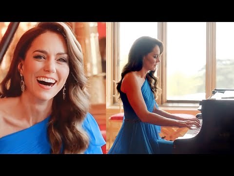 Princess Kate plays solo piano in SURPRISE Eurovision appearance