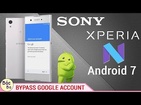 How To Bypass Google Account Android 7.0 | 7.1 Sony | New Update 2017