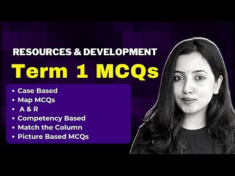 Term 1 MCQs | Resources and Development | Class 10 SST MCQ | Full Chapter | Shubham Pathak