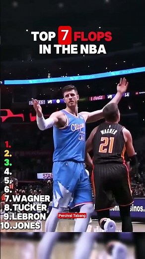 Top 7 flops in the NBA #basketball #nba #nbahighlights