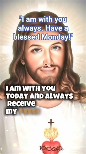 A Blessed Monday Morning Message from Jesus 🙏 #MondayBlessings #JesusSpeaks #MorningPrayer